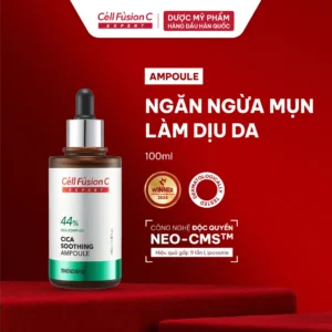 Ampoule Ngăn Ngừa Mụn, Dịu Da Cell Fusion C Expert Time Reverse Cica Soothing Ampoule