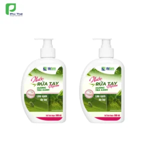 Combo 02 Nước rửa tay Viefarm hương trà xanh 500ml