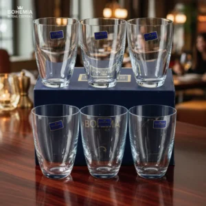 Ly uống nước pha lê 330ml Bohemia Royal Crystal set 6 ly- Model: Tumbler 330ml
