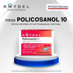 TPBVSK POLICOSANOL 10 hỗ trợ cải thiện chỉ số cholesterol, lipid máu