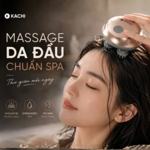 Máy Massage Đầu Không Dây Kachi MK-399 – Giải Pháp Thư Giãn Hiệu Quả Cho Người Bận Rộn
