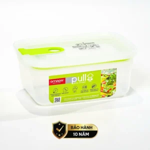 Hộp đựng thực phẩm nhựa nguyên sinh 1000ml pull box chef cao cấp OMADA - Model: M5812VA1