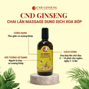 Chai lăn Massage Dung Dịch Xoa Bóp