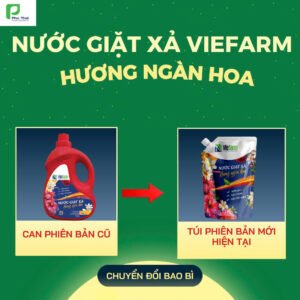 Nước giặt xả hương ngàn hoa VIEFARM 3,6kg