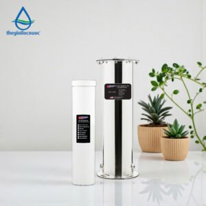 Bộ lọc chống cáu cặn USTopwater SUS 304, Model: Scala-45-US, Công suất 1200 lít/giờ, Vỏ inox 304