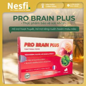 Thực phẩm bảo vệ sức khỏe PRO BRAIN PLUS Hộp 30 viên