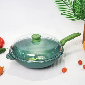 CHẢO RISOLI ĐÁY TỪ CÓ NẮP DR.GREEN® -Model: CHAORisoli-00081DRIN/32