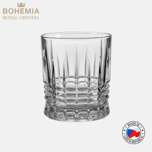 Cốc uống nước thấp ly Whisky pha lê Bohemia Royal Crystal Set 6 ly - Model : Pina