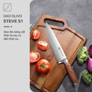 Dao thép carbon OLIVO Steve S1