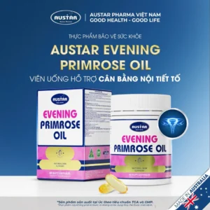 Viên Uống Austar Evening Primrose Oil – Tinh Dầu Hoa Anh Thảo (Hộp 60 viên)