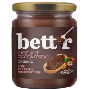 Bơ cacao hạt phỉ hữu cơ Bett'r 250g