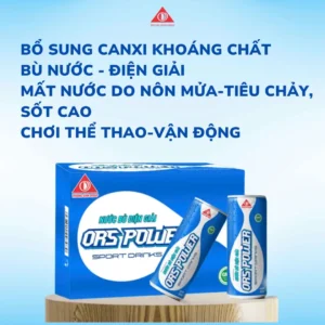 Nước bù điện giải ORS POWER (thùng 24 lon)