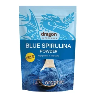 Bột tảo Blue Spirulina hữu cơ Dragon Superfoods 75g