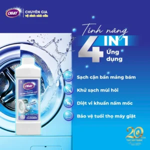 Dung dịch vệ sinh lồng máy giặt OBAY 1L