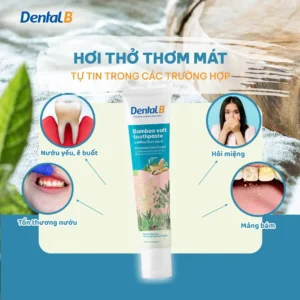 Kem đánh răng thảo dược muối tre Dental B 120gram