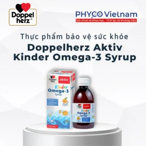 TPBVSK Doppelherz Aktiv Kinder Omega-3 Syrup hỗ trợ phát triển não bộ, thị lực