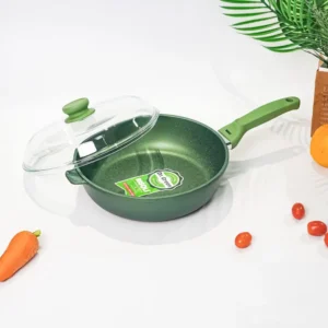 CHẢO CAO CẤP RISOLI CÓ NẮP ĐÁY TỪ DR.GREEN - Model: Risoli-00105DRIN/28