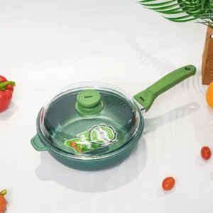 CHẢO CAO CẤP RISOLI CÓ NẮP ĐÁY TỪ DR.GREEN - Model: Risoli-00105DRIN/24