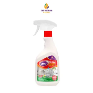 Siêu tẩy cặn canxi Obay 450ml (tẩy vách kính, sen vòi, lavabo, chậu rửa bát…)