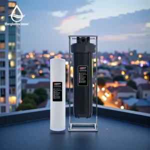 Bộ lọc nano carbon USTopwater, Model: Clo-45-AS, Công suất 1200 lít/giờ, Vỏ nhựa