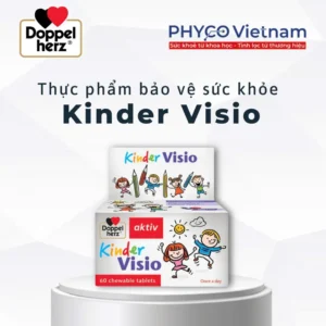 TPBVSK Kinder Visio hỗ trợ đôi mắt bé khỏe mạnh, thị lực tốt