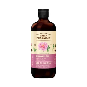 Gel tắm Green Pharmacy Hoa hồng Damask và Bơ hạt mỡ 500ml
