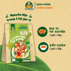 Bộ gia vị x2 hoàn chỉnh thịt nướng/chiên tứ xuyên 80g
