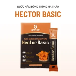 Thực phẩm bảo vệ sức khỏe Nước nấm đông trùng hạ thảo Hector Basic (10 túi)