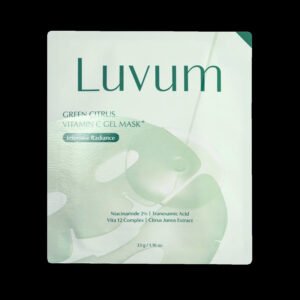 Mặt nạ LUVUM Green Citrus Vitamin C Gel Mask Plus giúp dưỡng sáng đều màu da (miếng lẻ 33g)