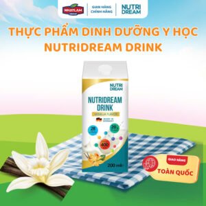 Thực phẩm dinh dưỡng Y học Nutridream - Vị Vanilla Nhập Khẩu Từ Đức