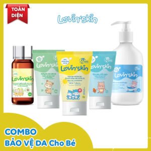 Combo bảo vệ da toàn diện cho bé Lovin'Skin
