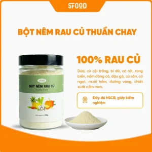 Bột Nêm Rau Củ Thuần Chay - 100% rau củ (Hũ 350g)