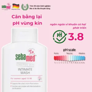 Dung dịch vệ sinh phụ nữ Sebamed pH3.8 50ml