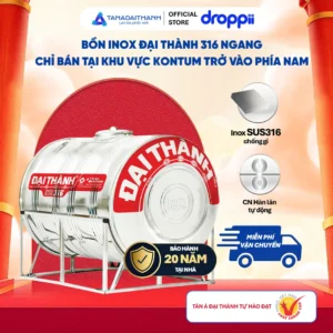 Bồn Inox 316 Đại Thành 1.000N ĐK 940, CHỈ BÁN KHU VỰC MIỀN NAM