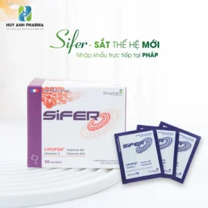 Thực phẩm bảo vệ sức khỏe bổ sung sắt SIFER (Hộp 30 gói)