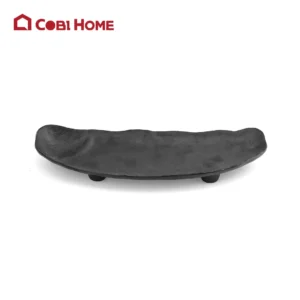 Dĩa Mela đen nhám hình mặt trăng _378480