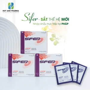 Combo 3 Sifer (Thực phẩm bảo vệ sức khỏe bổ sung sắt SIFER)