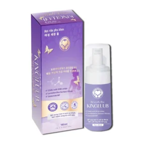 Bọt rửa phụ khoa Kingluub. Bổ sung men vi sinh lợi khuẩn, làm sạch vùng kín 100ml. Màu tím