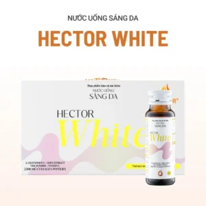 Thực phẩm bảo vệ sức khỏe Nước uống sáng da Hector White (hộp 10 chai)