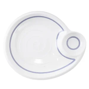 Dĩa Yangge trắng vân xanh mây ô nhỏ Size 28cm _378043 _JMC440 -YHL