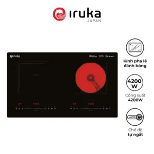 Bếp điện đôi (hồng ngoại và điện từ) Iruka I-35