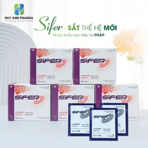 Combo 5 Sifer (Thực phẩm bảo vệ sức khỏe bổ sung sắt SIFER)