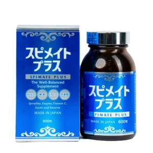 Viên Tảo Xoắn Spirulina Spimate Plus Nhật Bản 600v