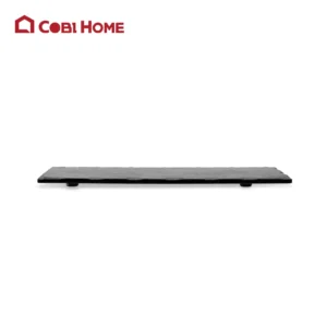Dĩa Yangge đen nhám chữ nhật phẳng _378146