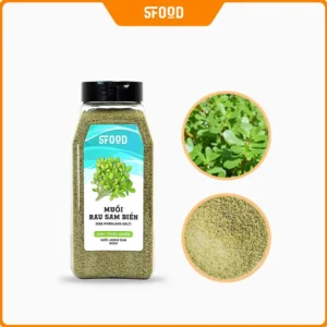Muối Rau Sam Biển - Muối nguyên sinh (50%), Rau sam biển (50%) (Hũ 800g)