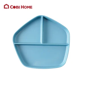 Dĩa Yangge xanh lục giác 3 ngăn _ 378119