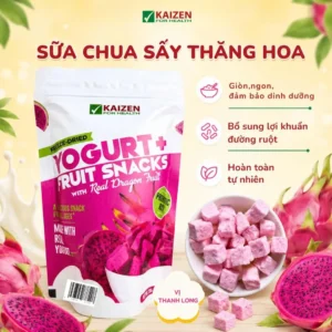 Combo Sữa chua sấy thăng hoa 3 vị Việt Quất - Nguyên vị - Thanh Long
