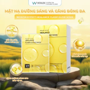 Hộp 5 Mặt Nạ Giúp Dưỡng Sáng Và Hỗ Trợ Căng Bóng WonJin Effect Healance Flash Glow Mask 30g