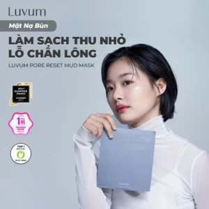 Mặt nạ bùn LUVUM Pore Reset Mud Mask giúp làm sạch thu nhỏ lỗ chân lông (miếng lẻ 16g)