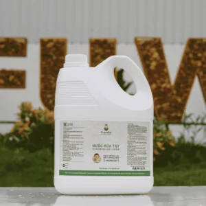 Nước rửa tay gel FUWA3E cho em bé sạch bay mùi tanh, diệt khuẩn 99% 3.8L